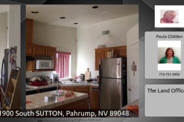 1900 South SUTTON, Pahrump, NV 89048