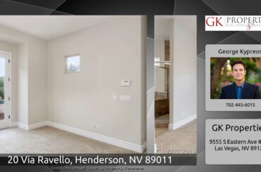 20 Via Ravello, Henderson, NV 89011