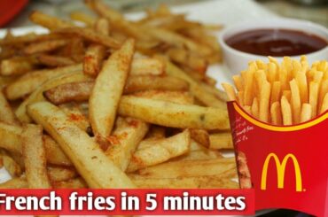 5 min me banaye Crispy French fries simple and easy recipe || COOKFOOD PARADISE