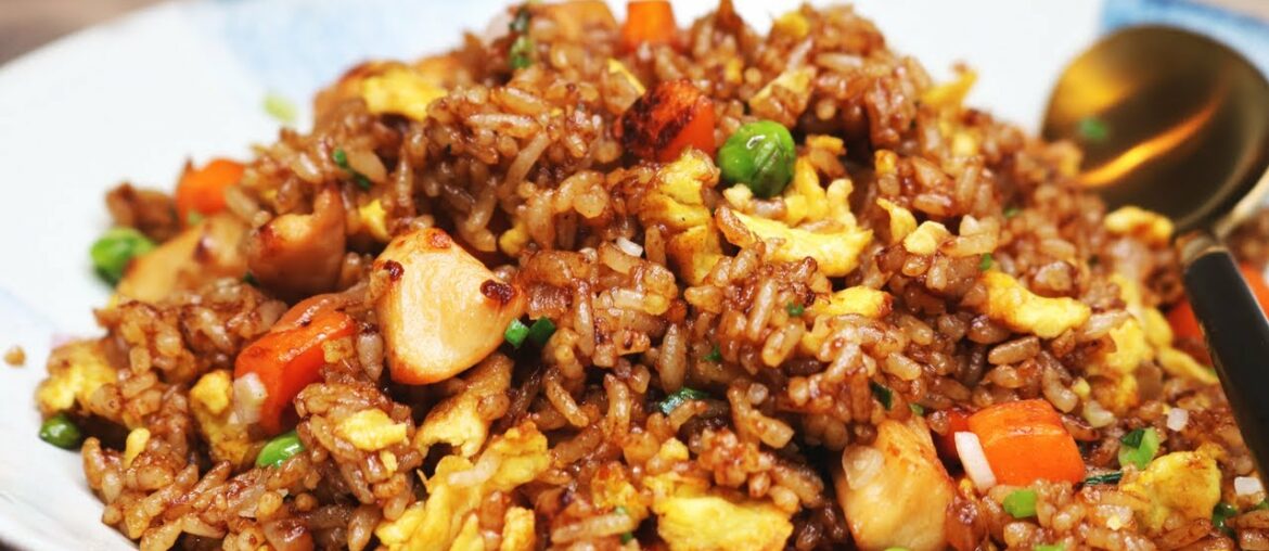 BETTER THAN TAKEOUT AND EASY! Chinese Chicken Fried Rice Recipe BETTER THAN TAKEOUT AND EASY! Chinese Chicken Fried Rice Recipe
