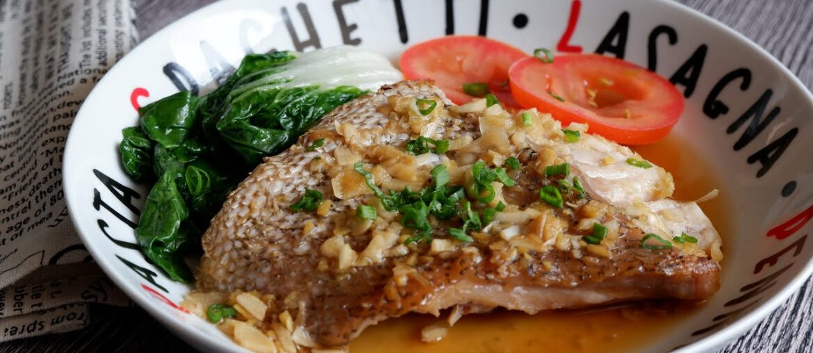The Easiest Baked Garlic Soy Fish Fillet Recipe Ever! 蒜香烤鱼 Chinese Fish Lunch or Dinner Recipe Idea