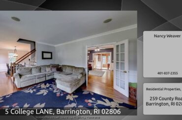 5 College LANE, Barrington, RI 02806