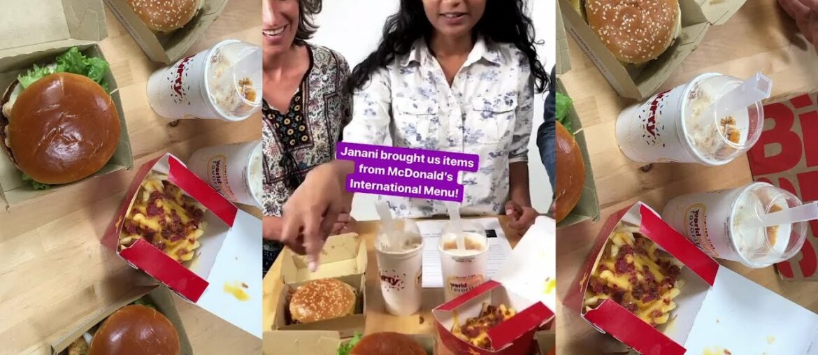 AJC Dining taste tests McDonald's International Items