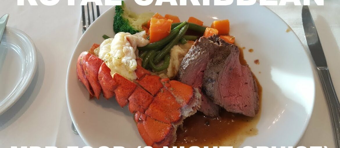 Royal Caribbean 9-Night Cruise - Main Dining Room Dinner Menu and Food | CLOUD7 TRAVEL
