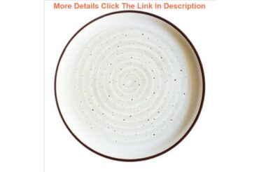 Slide 1pcs 8/10 inch French tableware ceramic Dinner Plate dish porcelain dessert plate dinnerware