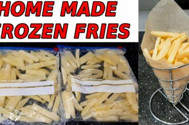 HOME MADE CRISPY FROZEN FRIES RECIPE BY SiKitchen