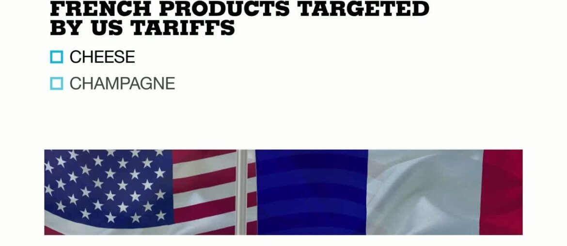 US vows 100% tariffs on French cheese, champagne, luxury goods over digital tax