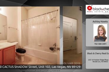 3360 CACTUS SHADOW Street, Unit 102, Las Vegas, NV 89129