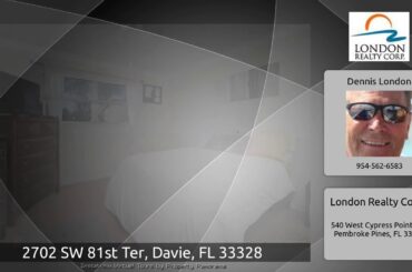 2702 SW 81st Ter, Davie, FL 33328