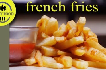 Crispy French fries Recipe - Homemade crispy fries recipe- Restaurant style french fries