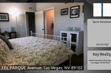 3913 EL PARQUE Avenue, Las Vegas, NV 89102