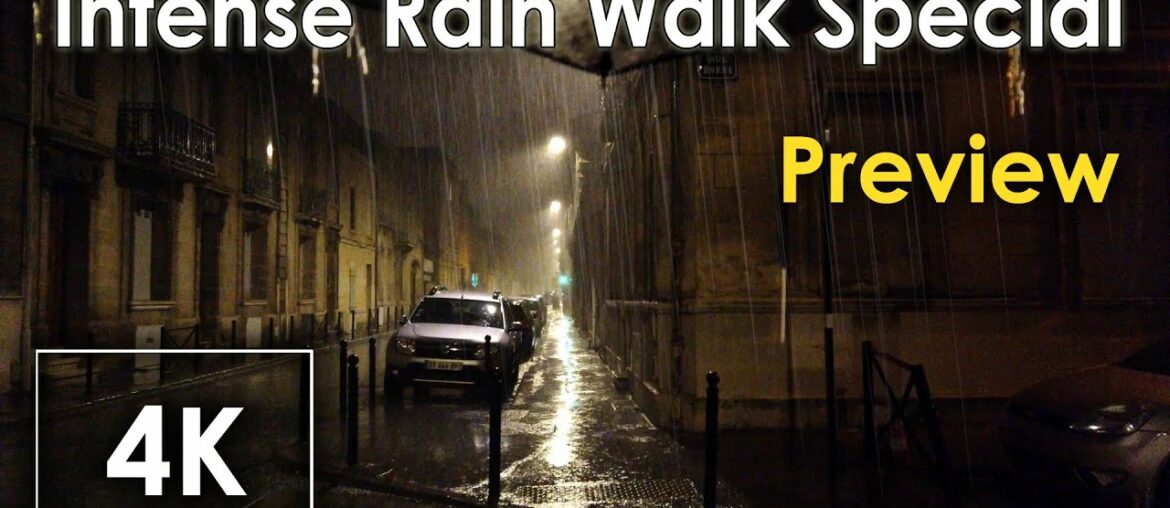 Intense Rain walk special 4k video Bordeaux France – PREVIEW VIDEO Intense Rain walk special 4k video Bordeaux France - PREVIEW VIDEO