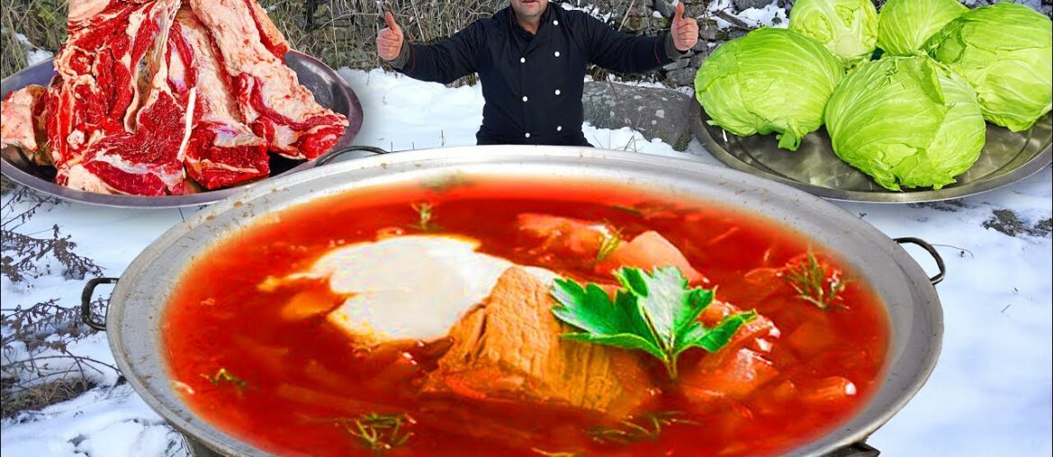 Giant Classic Red Borsch | Borscht Recipe Russian and Ukrainian Beet Soup Recipe by PAPA Kitchen Giant Classic Red Borsch | Borscht Recipe Russian and Ukrainian Beet Soup Recipe by PAPA Kitchen
