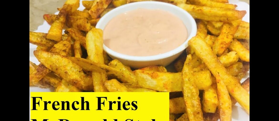 French Fries McDonald Style Easy Recipe || Home_Cooking || Kitchen With Bushi || In Urdu & Hindi
