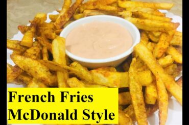 French Fries McDonald Style Easy Recipe || Home_Cooking || Kitchen With Bushi || In Urdu & Hindi