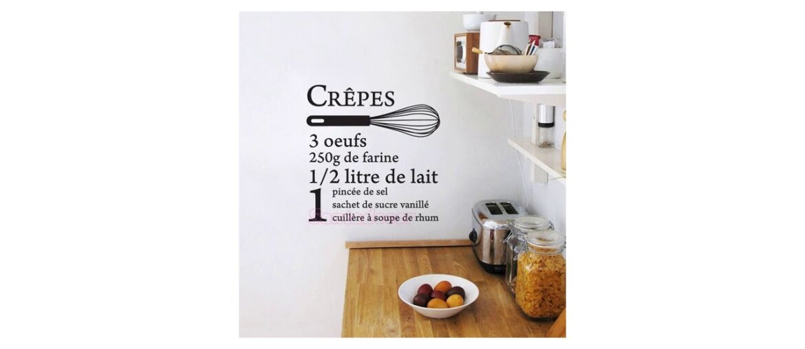 French Cuisine Recipe Pancakes Vinyl Wall Sticker Mural Wall Decals Wallpaper Wall Decor Kitchen H French Cuisine Recipe Pancakes Vinyl Wall Sticker Mural Wall Decals Wallpaper Wall Decor Kitchen H