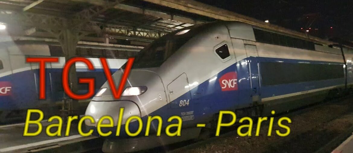 TGV Barcelona to Paris | 🚄 Renfe SNCF First Class DUPLEX | High Speed EuroTrain Experience