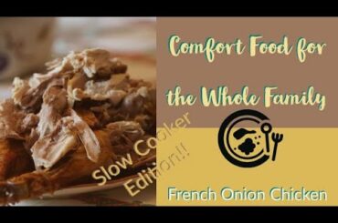 WW COMFORT FOOD FOR THE WHOLE FAMILY | SLOW COOKER RECIPE | FRENCH ONION CHICKEN | MYWW!