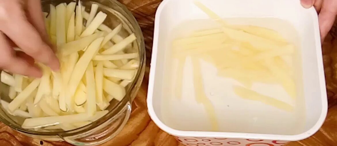 রেস্টুরেন্টের স্টাইলে মুচমুচে ফ্রেঞ্চ ফ্রাই/Restaurant Style Crispy French Fries Recipe