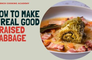 Oven braised savoy cabbage with smoked pork | Best way to cook a cabbage