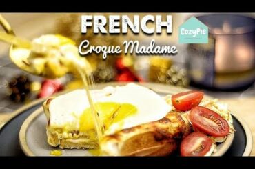 French Croque Madame Sandwich Recipe | [Christmas Recipe] 🎄 (ASMR)