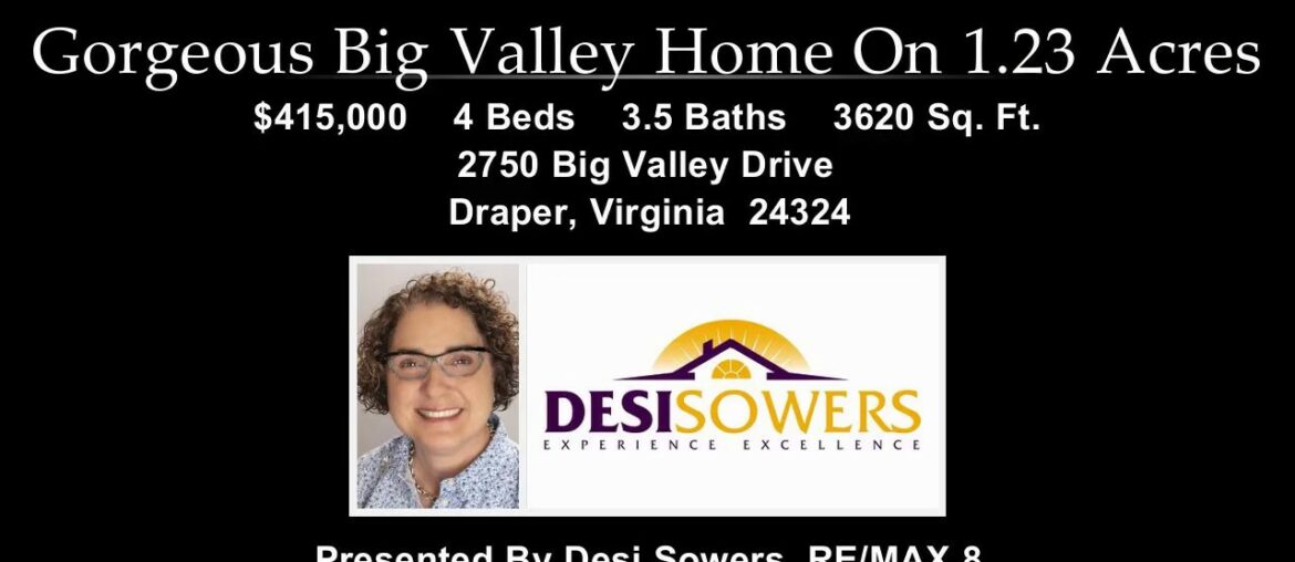 2750 Big Valley Drive: Gorgeous Big Valley Home On 1.23 Acres