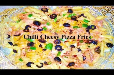 Epic Chili Cheese Fries|Restaurant Style Pizza Fries|Pizza French Fries Recipe|Cheesy Pizza Fries