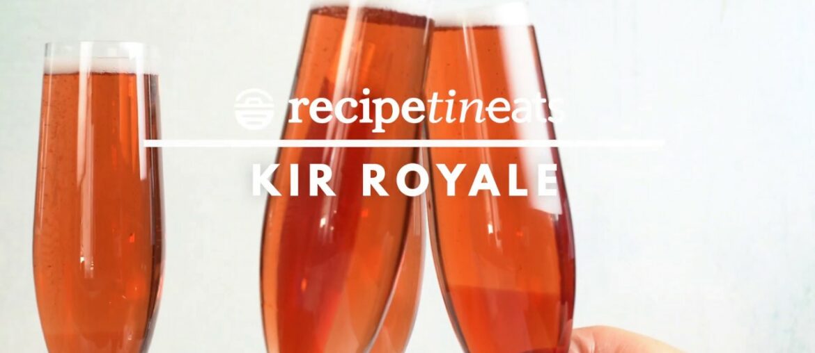 Kir Royale (French champagne cocktail)