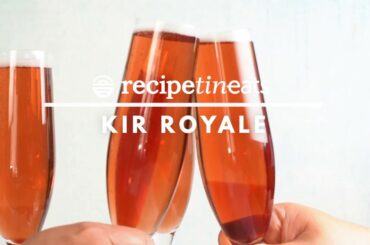 Kir Royale (French champagne cocktail)