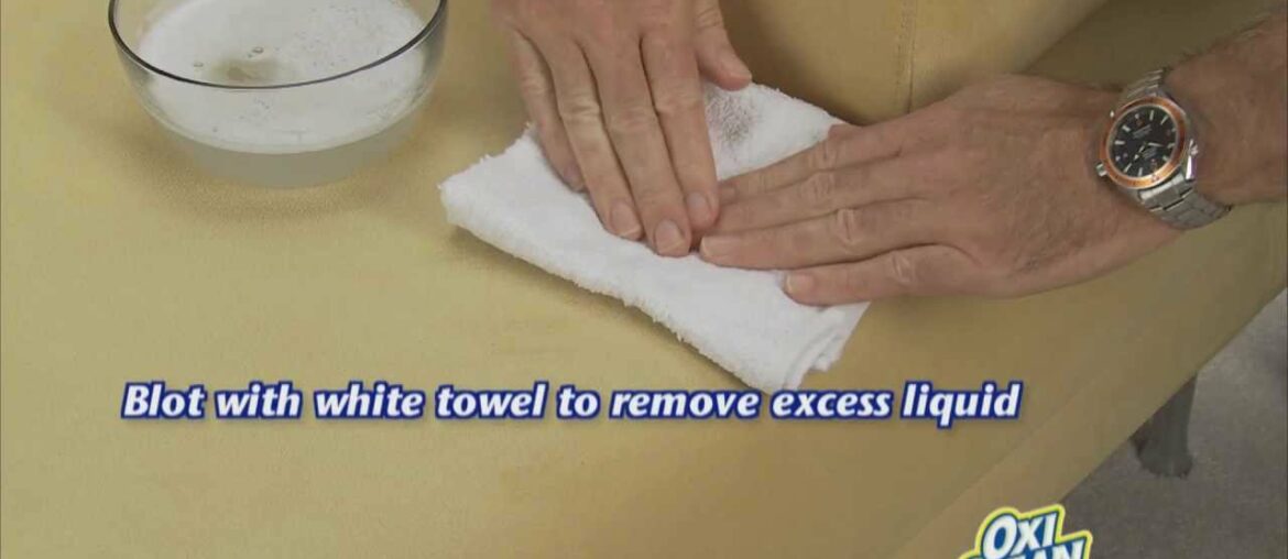 How to Remove Upholstery Stains with OxiClean How to Remove Upholstery Stains with OxiClean