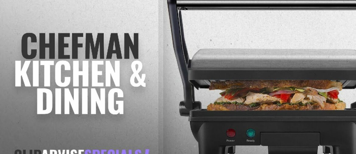 10 Best Selling Chefman Kitchen & Dining [2018 ]: Chefman Panini Press Grill, and Gourmet Sandwich