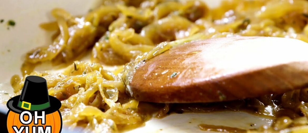 Caramelized Onions for Christmas Turkey Stuffing! | The Perfect Christmas Dinner