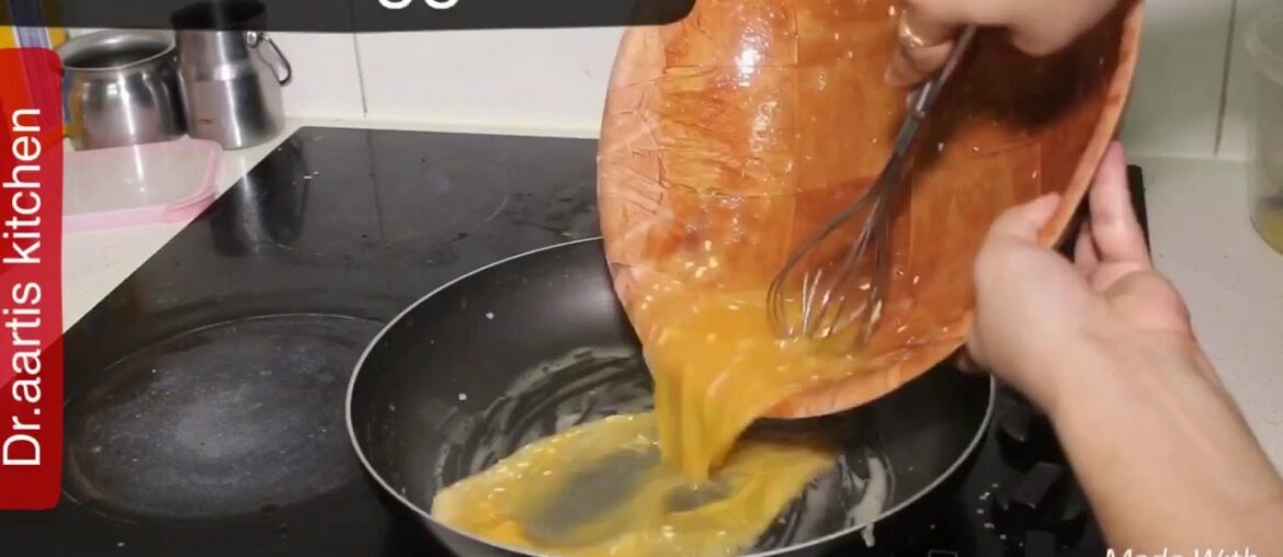 French omelette-soft breakfast omelette recipe