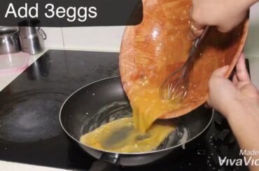 French omelette-soft breakfast omelette recipe