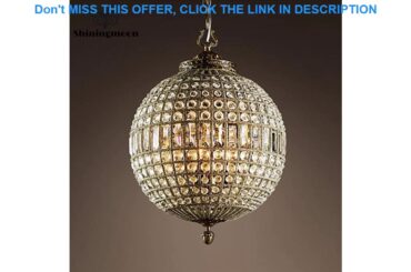 Deal French Luxury Crystal Pendant Lights Hotel Decor Pendant Lamp Living Room Dining Room Hanglamp