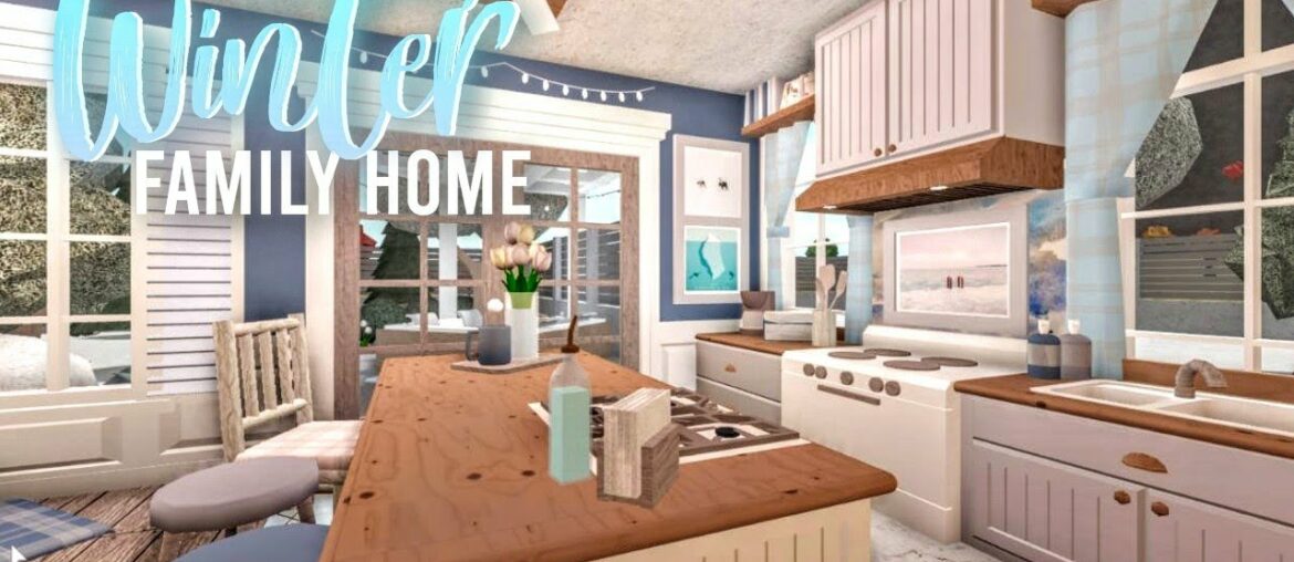 BLOXBURG| Winter Family Home | House Build BLOXBURG| Winter Family Home | House Build
