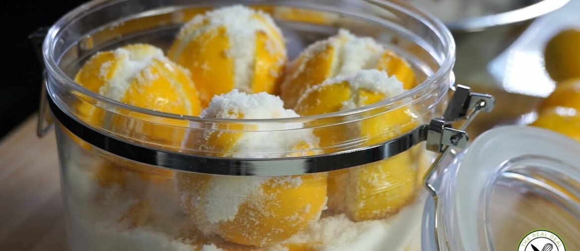 Lemon Confit Recipe – Bruno Albouze – THE REAL DEAL