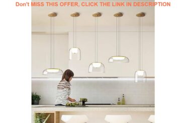 Slide Post-modern Glass Pendant Lights Dining Room Living Room Kitchen Nordic Hanging Lamp Simple H