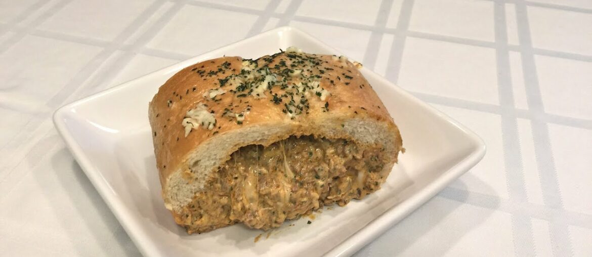 Taco Stuffed French Bread Baguette - Lynn's Recipes