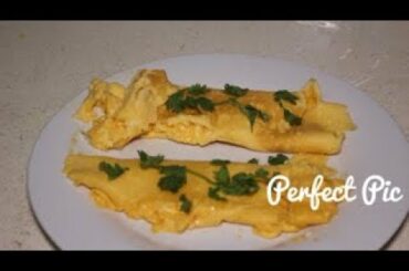 French omelette-soft breakfast omelette recipe