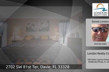 2702 SW 81st Ter, Davie, FL 33328