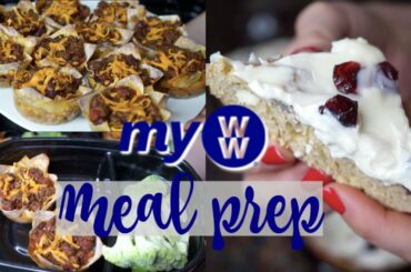 MyWW Meal Prep | Egg Nog French Toast, Chili Wonton Cups, Cranberry Bliss Bars