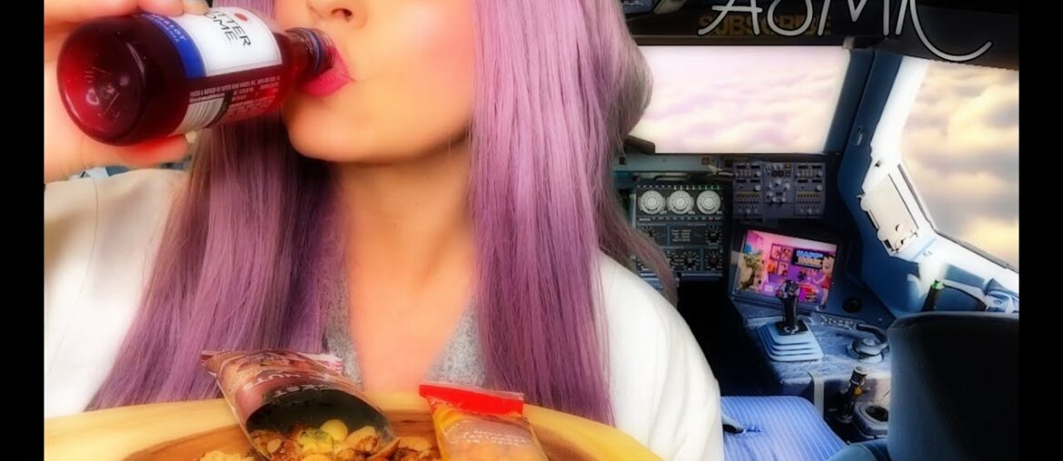 ASMR Airplane Pilot PRANK Drinking Wine & Eating CRUNCHY Peanuts while FLYING (Accident BURP) ASMR Airplane Pilot PRANK Drinking Wine & Eating CRUNCHY Peanuts while FLYING (Accident BURP)