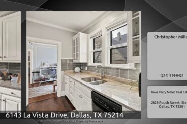 6143 La Vista Drive, Dallas, TX 75214