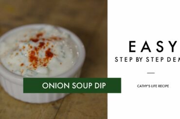 How To Make French Onion Dip With Sour Cream - Easy Recipe