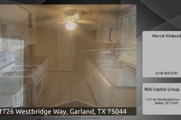1726 Westbridge Way, Garland, TX 75044