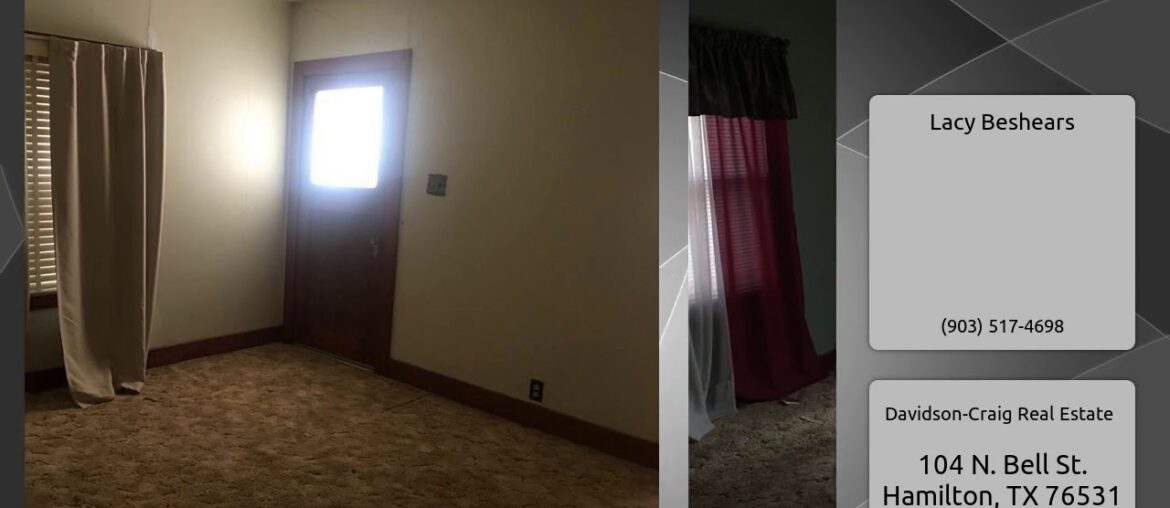 505 West Main, Hamilton, TX 76531 505 West Main, Hamilton, TX 76531