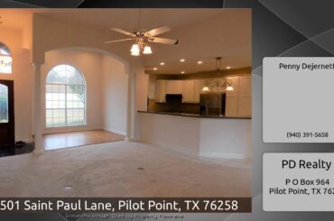 1501 Saint Paul Lane, Pilot Point, TX 76258