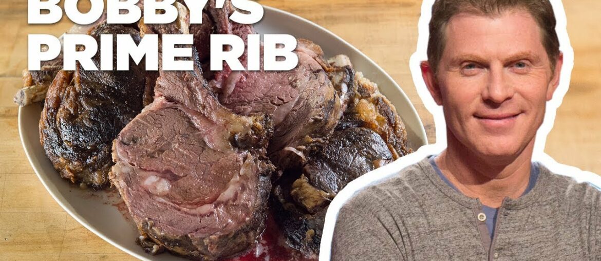 Bobby Flay Makes Prime Rib with Red Wine-Thyme Butter Sauce | Food Network Bobby Flay Makes Prime Rib with Red Wine-Thyme Butter Sauce | Food Network