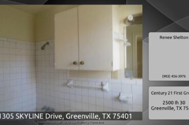 1305 SKYLINE Drive, Greenville, TX 75401